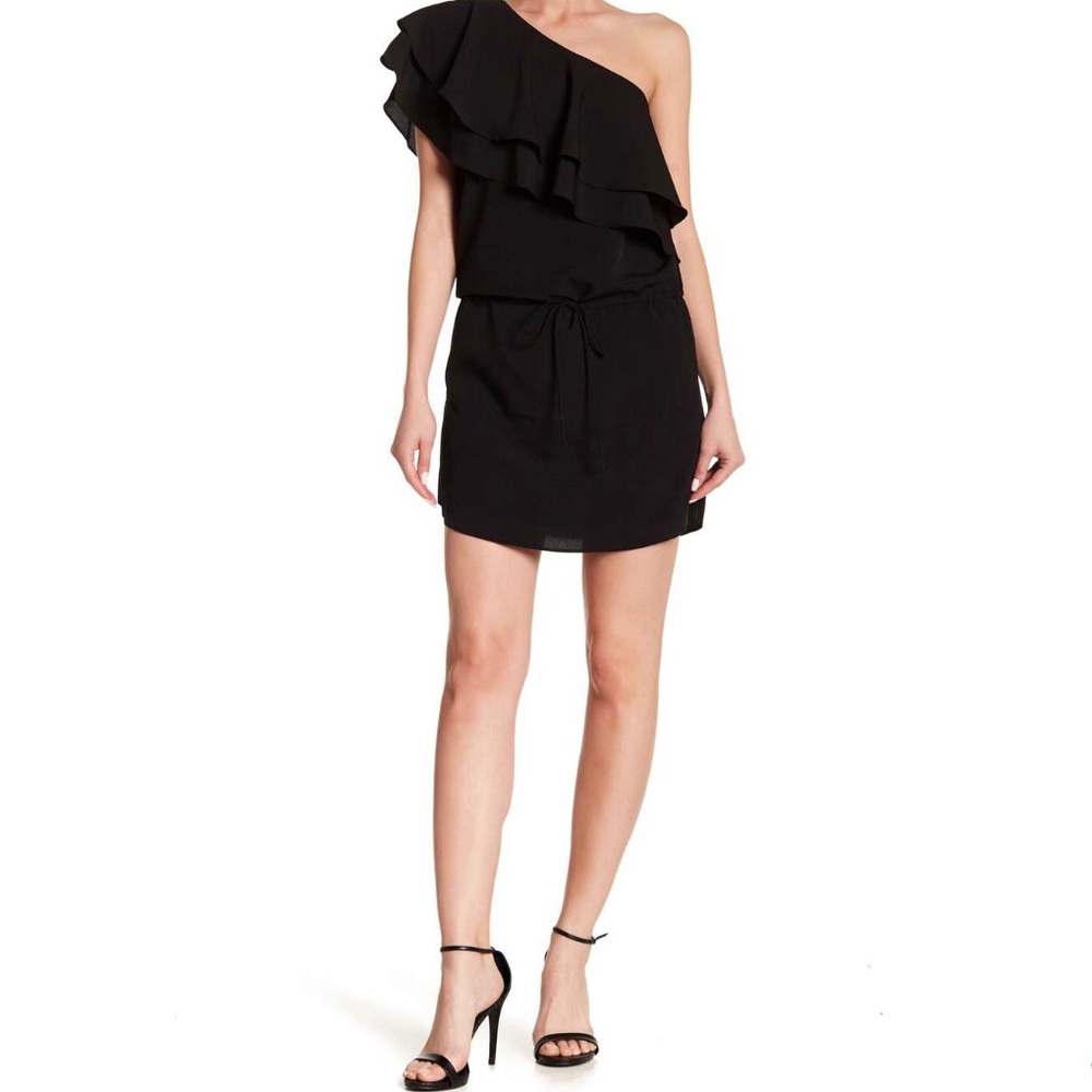 Haute Hippie One Shoulder Dress - Picture 2 of 8